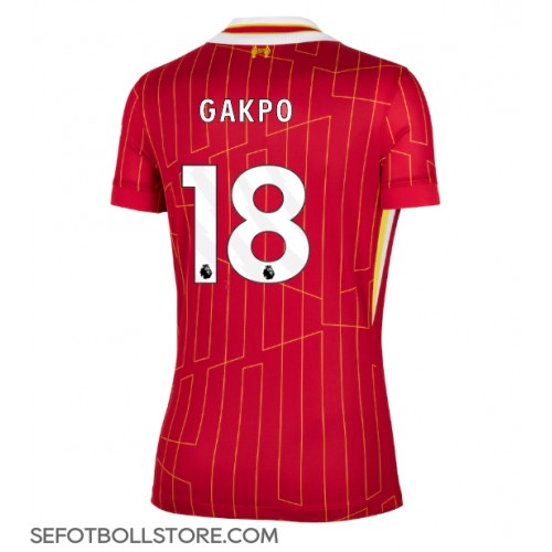 Liverpool Cody Gakpo #18 Replika Hemmatröja Dam 2024-25 Kortärmad